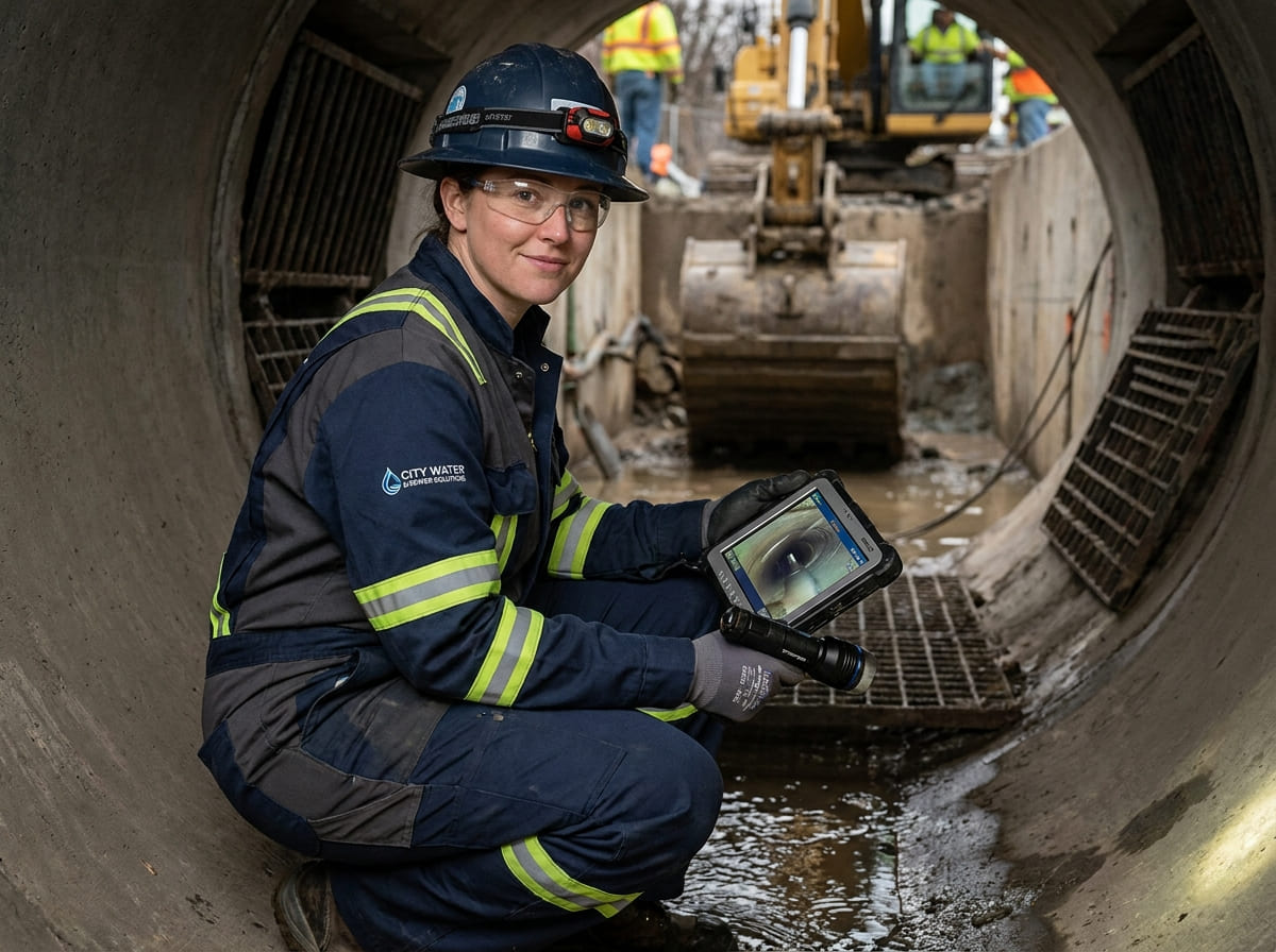 Sewer Line Inspection & Replacement in Whiteside